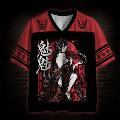 Oni Geisha Yokai Mesh Jersey