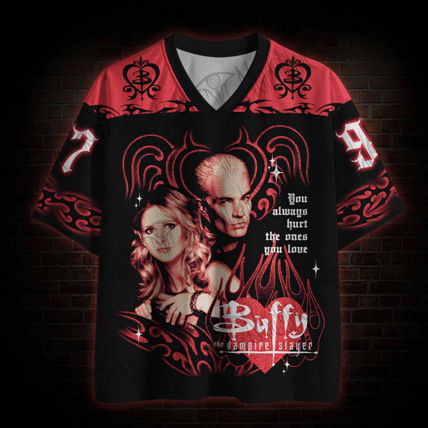 You always hurt the ones you love Mesh Jersey