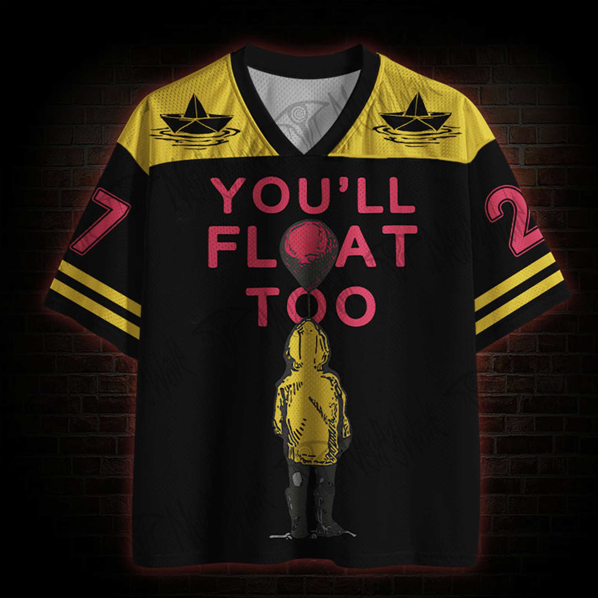 YOU'LL FLOAT TOO Mesh Jersey