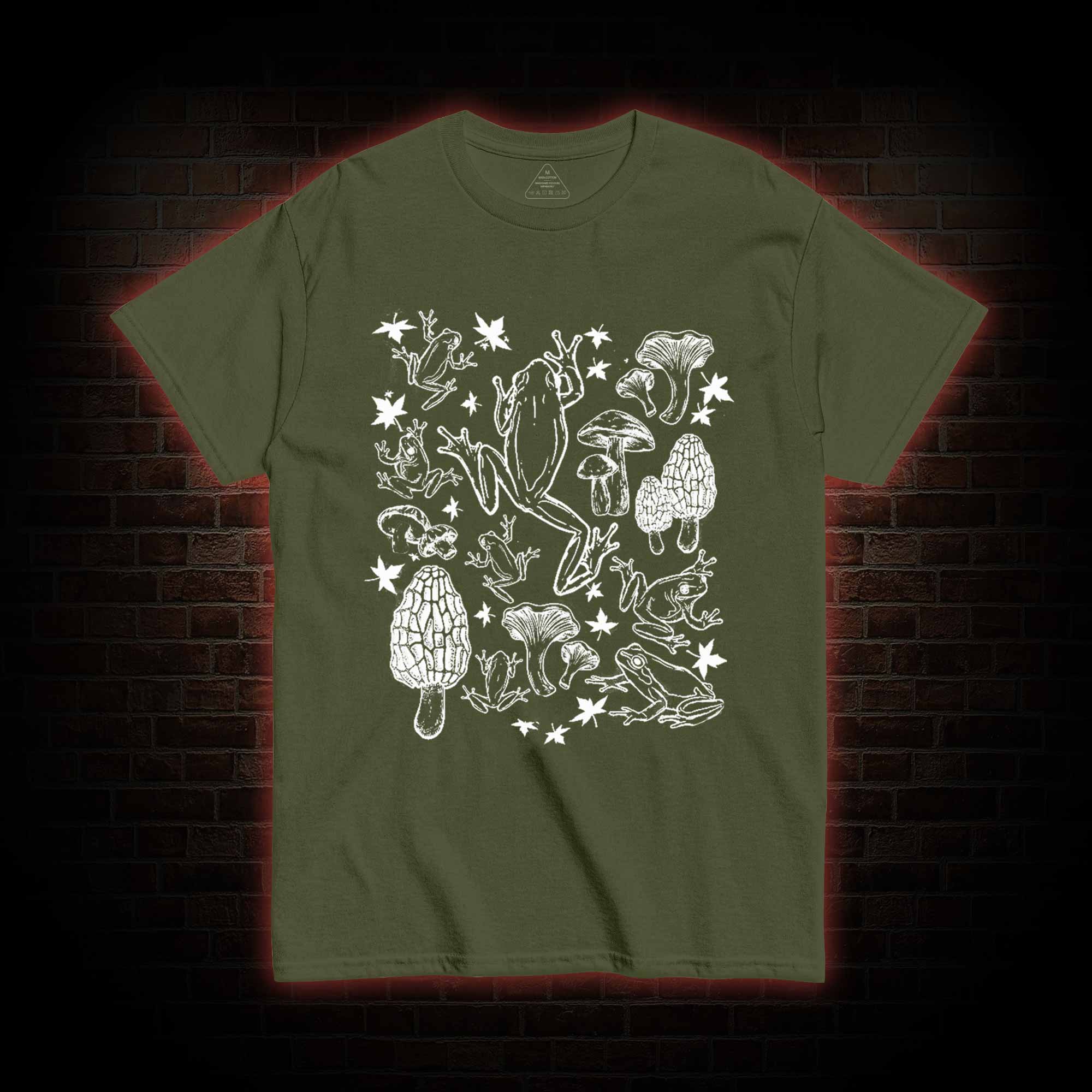 Frogs and Mushrooms T-shirt