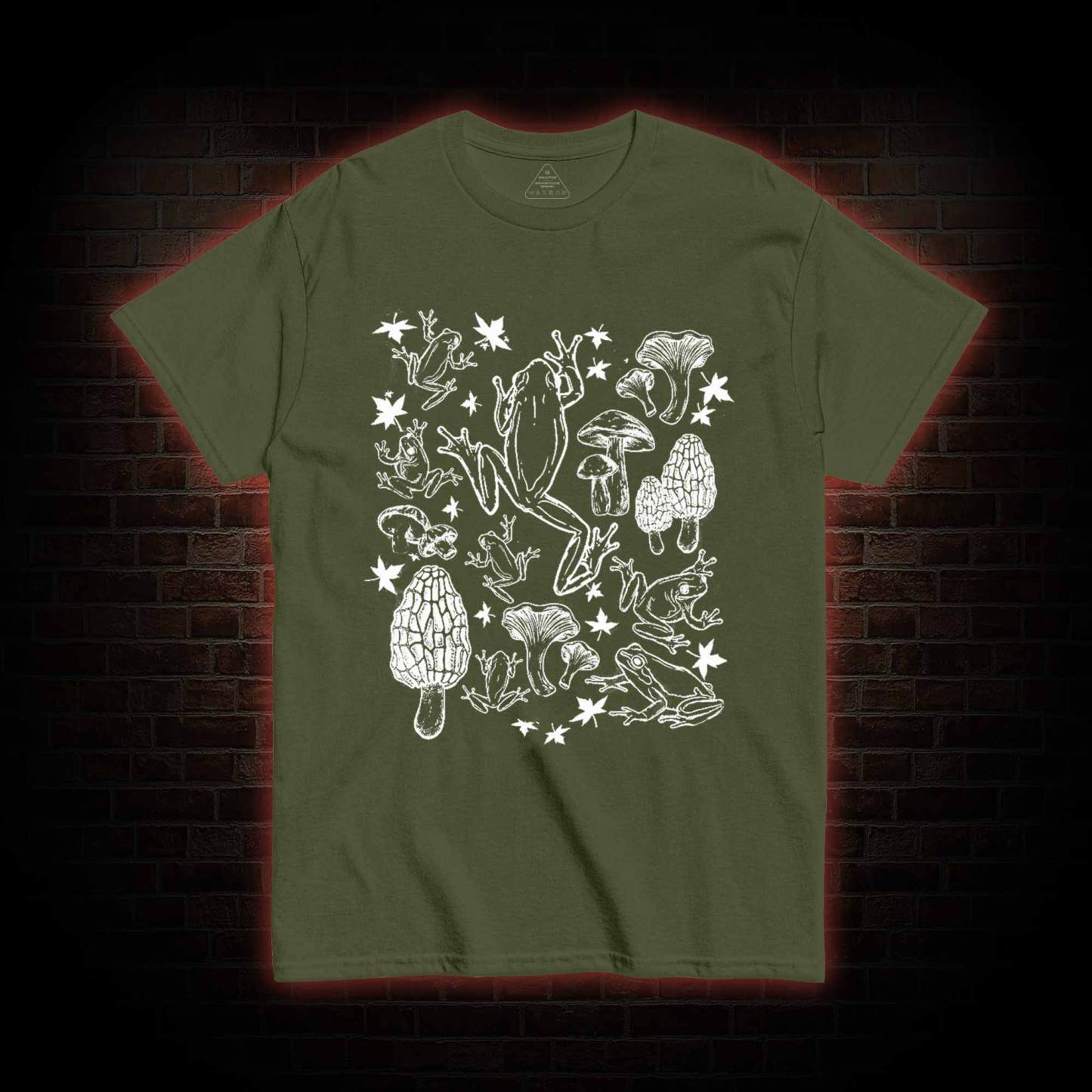Frogs and Mushrooms T-shirt
