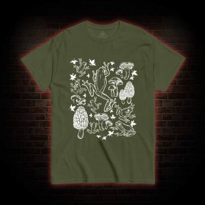 Frogs and Mushrooms T-shirt