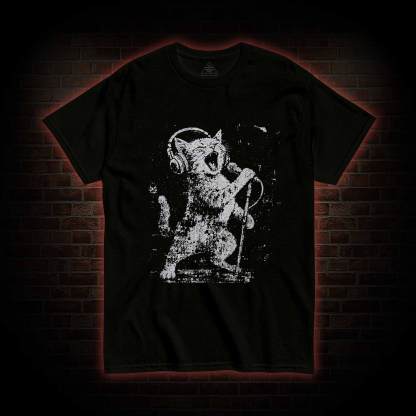 Rockstar Cat T-shirt