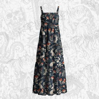 Jackalope Cotton Wide Straps Maxi Dress