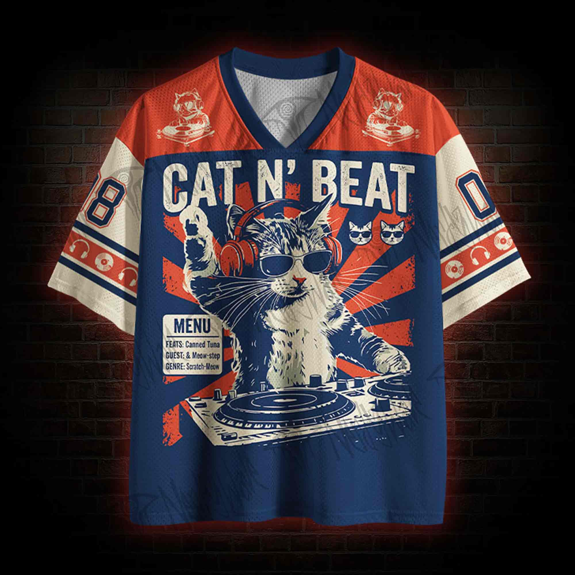 Cat N' Beat Mesh Jersey