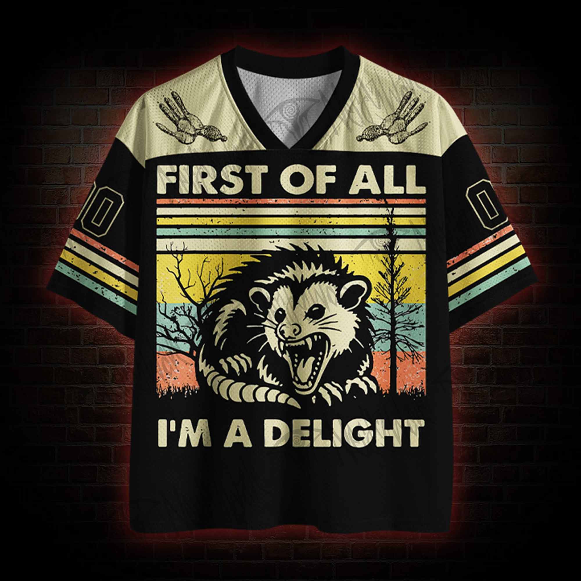 First of All I'm a Delight Mesh Jersey