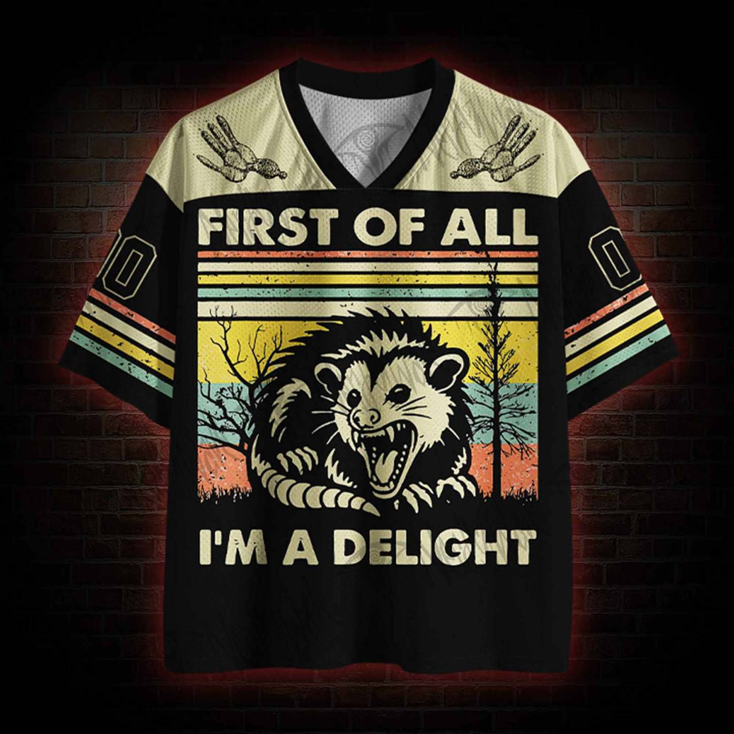 First of All I'm a Delight Mesh Jersey
