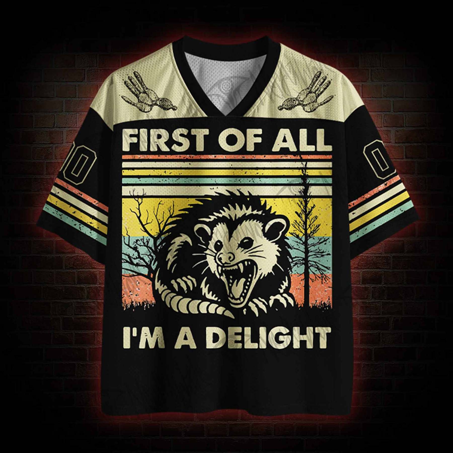 First of All I'm a Delight Mesh Jersey