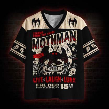 Terror From The Skies Mothman Mesh Jersey