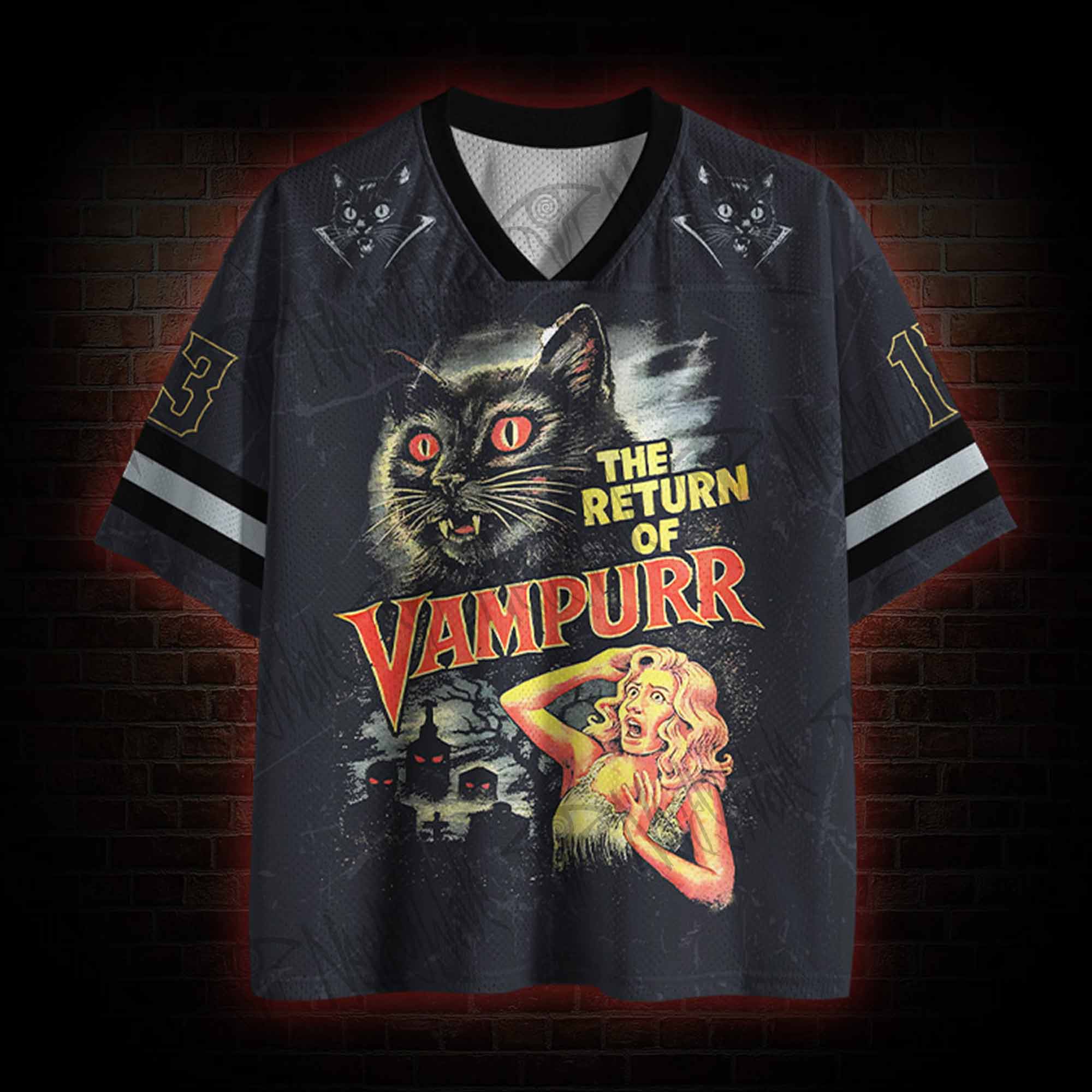 Vampire Cat Mesh Jersey