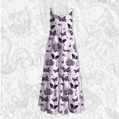 Fatal Romantic Wide Straps Maxi Dress