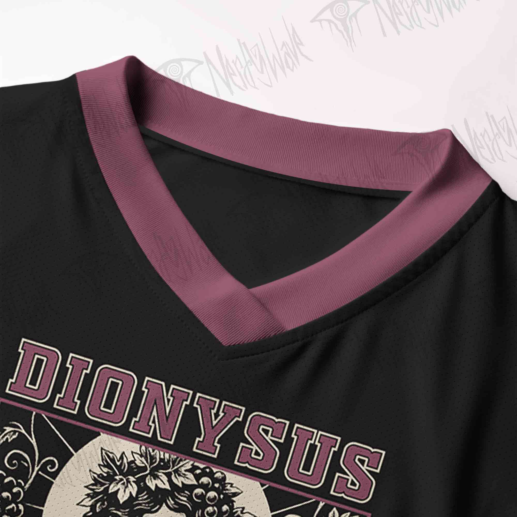 God of Wine Greek mythology Women's Cropped Mesh Jersey