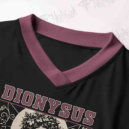 God of Wine Greek mythology Women's Cropped Mesh Jersey