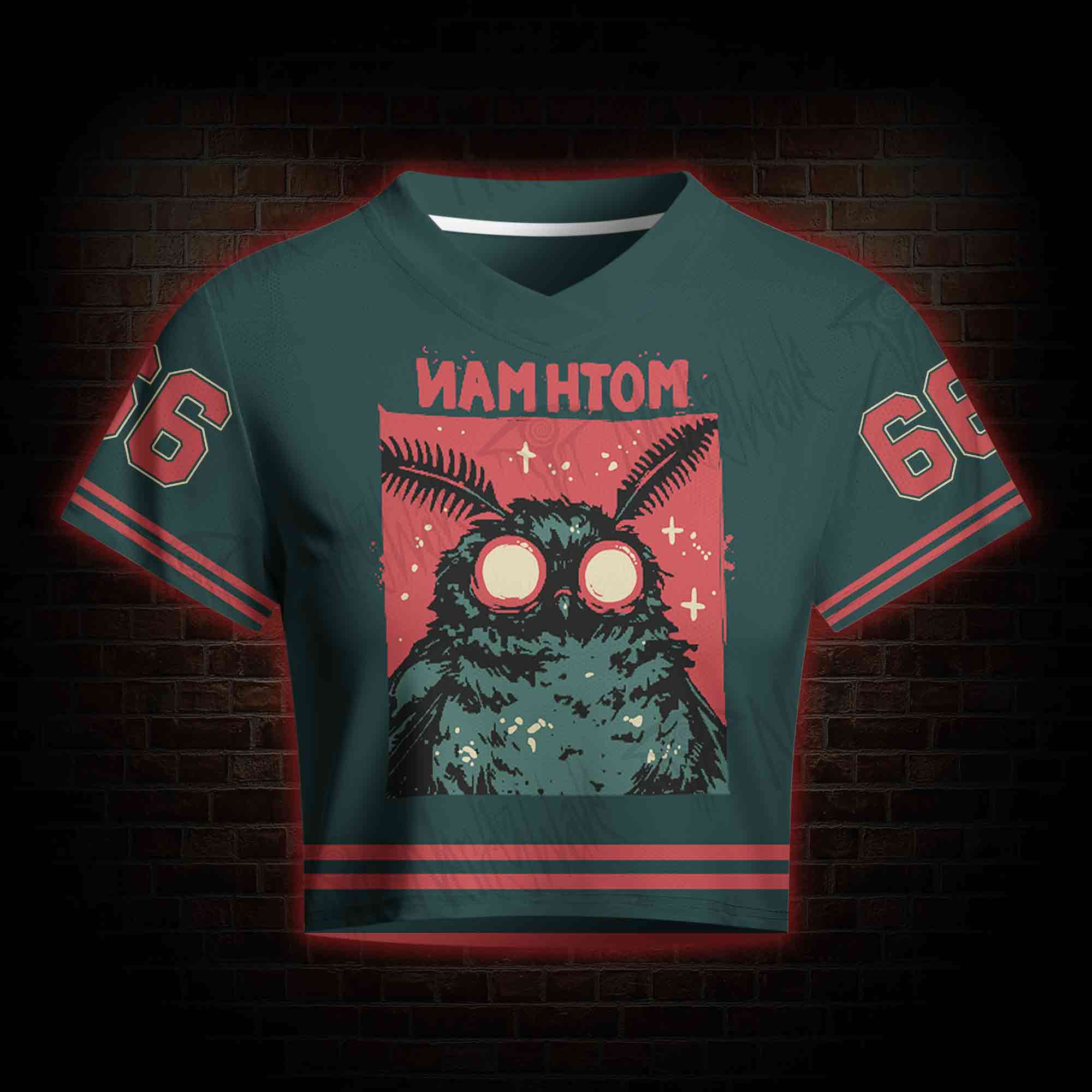 Mothman Women's Cropped Mesh Jersey