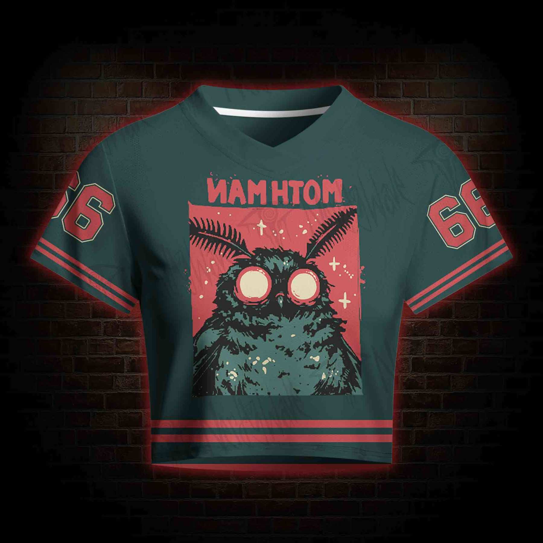 Mothman Women's Cropped Mesh Jersey