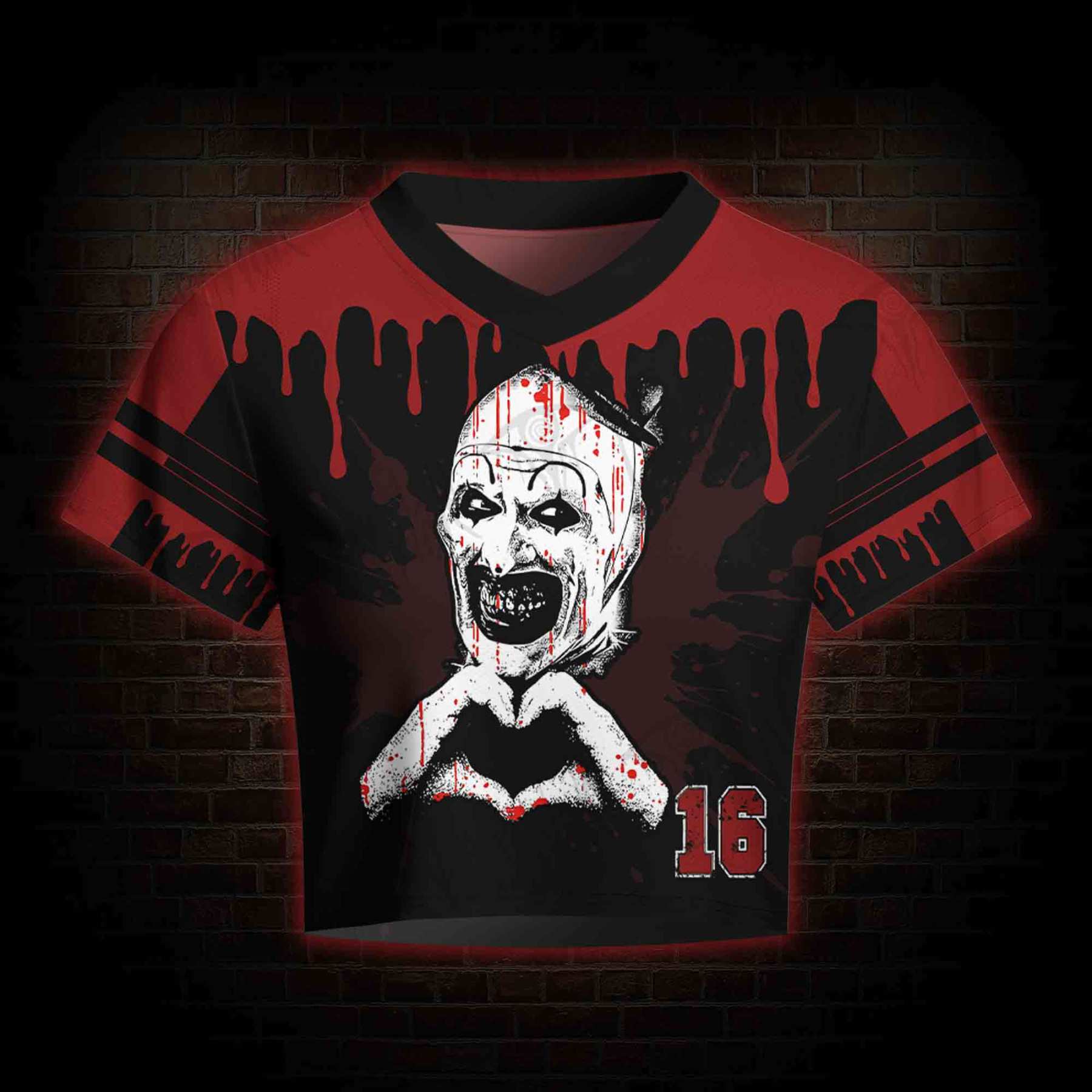 Art is Not a Joke Women's Cropped Mesh Jersey