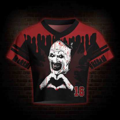 Art is Not a Joke Women's Cropped Mesh Jersey