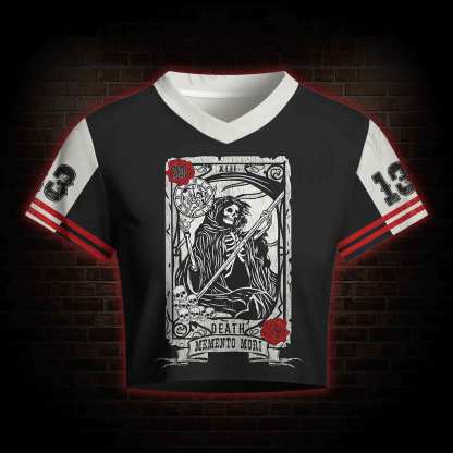 Memento Mori Women's Cropped Mesh Jersey