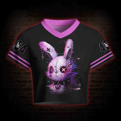 Error 404 Women's Cropped Mesh Jersey