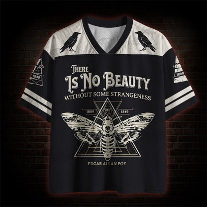 Gothic Crow Death's Head Moth Mesh Jersey