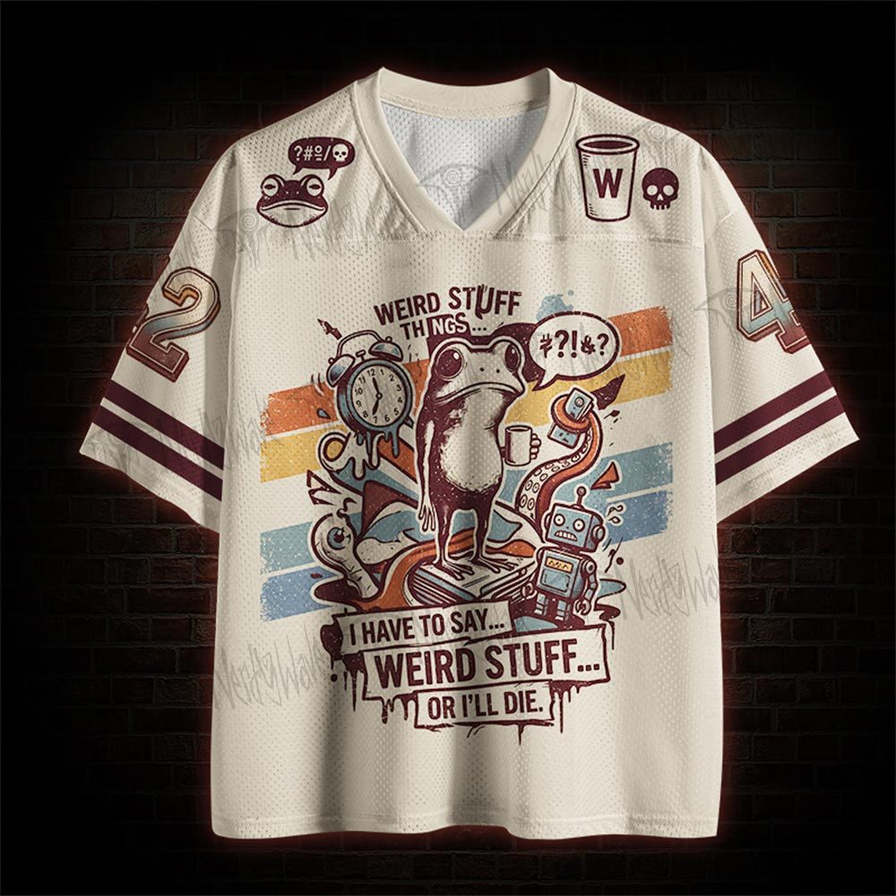 Weird Stuff Things Mesh Jersey