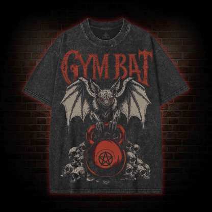 Gym Power Streetwear Washed T-shirt