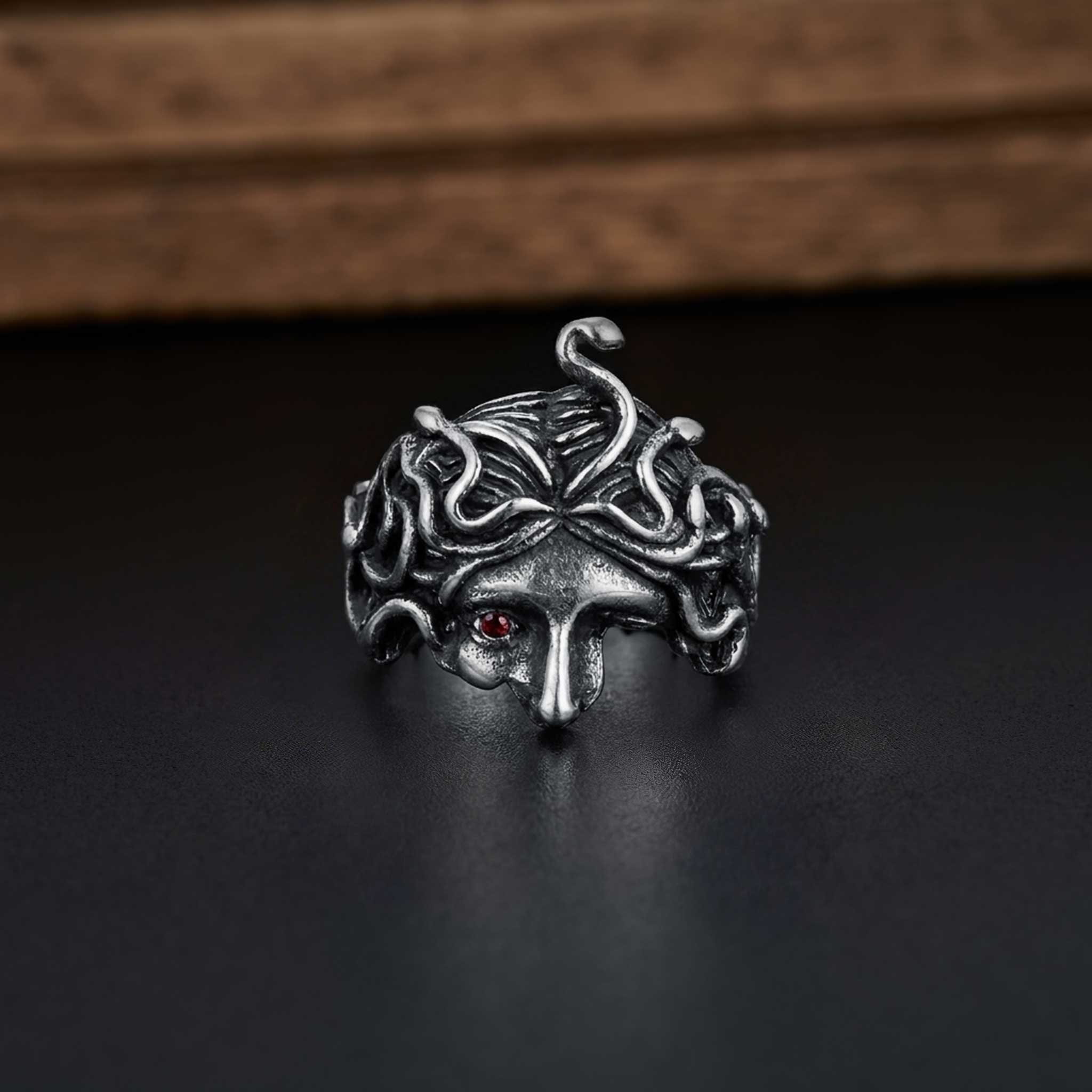 Gothic Medusa Ring