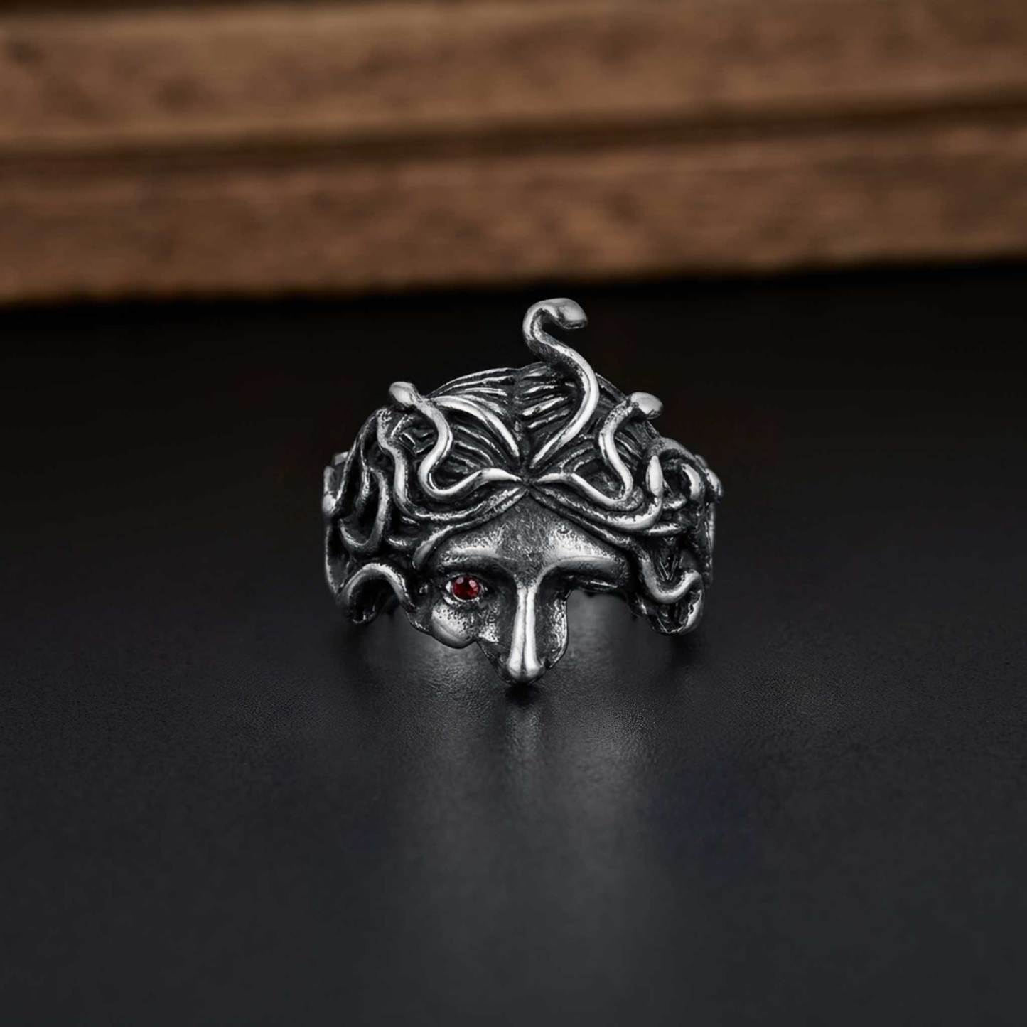 Gothic Medusa Ring