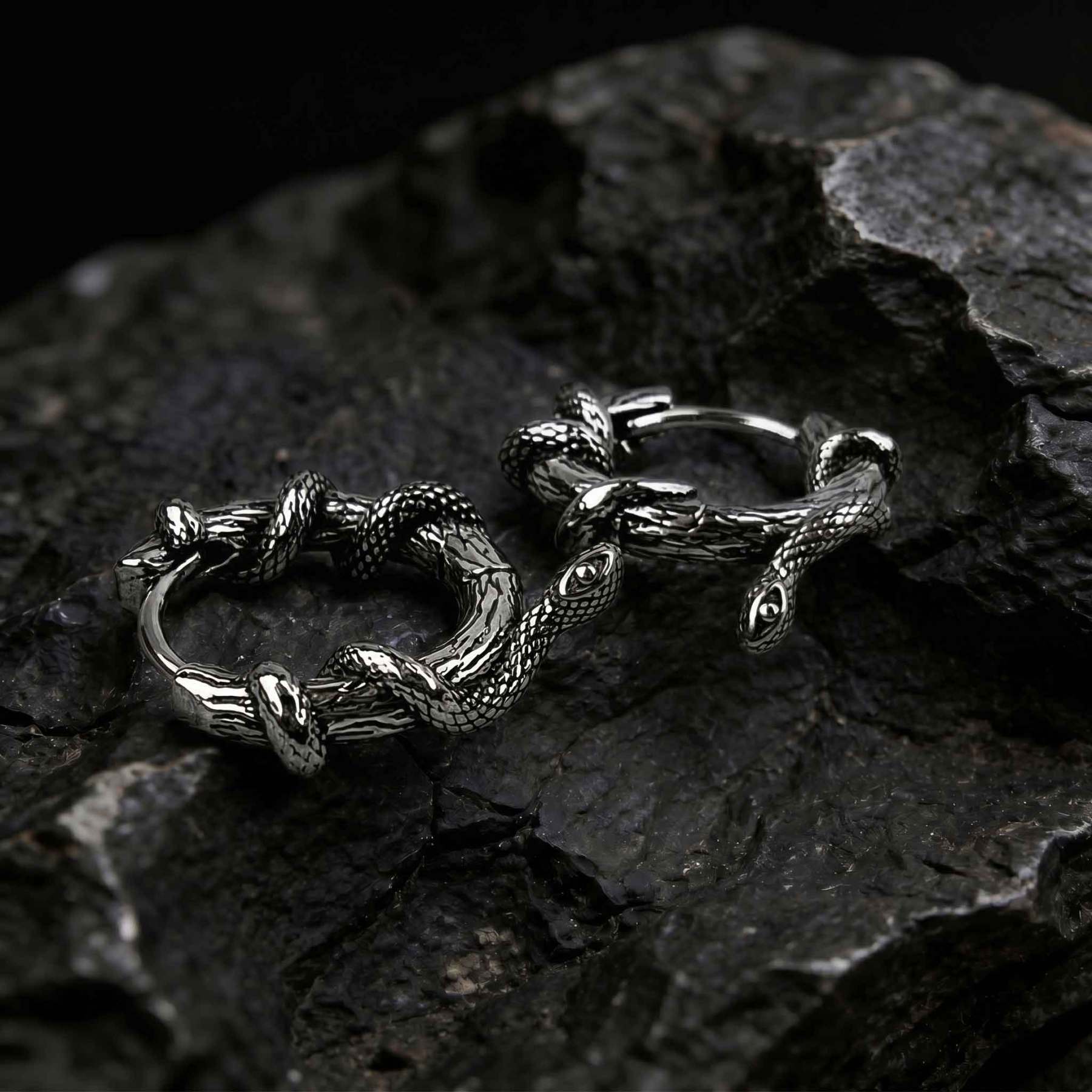 Twisted Snake Earring