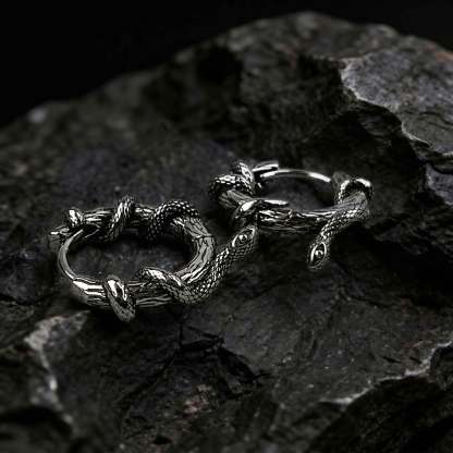 Twisted Snake Earring