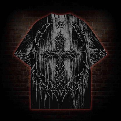 Grunge Thorn Fallen Angel Eco Graphic T-shirt