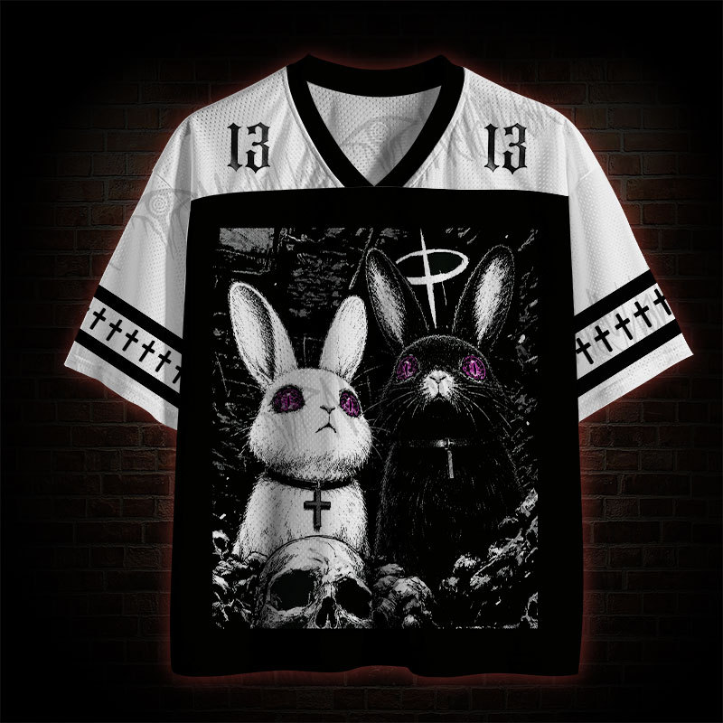 Black Omen Bunnies Mesh Jersey
