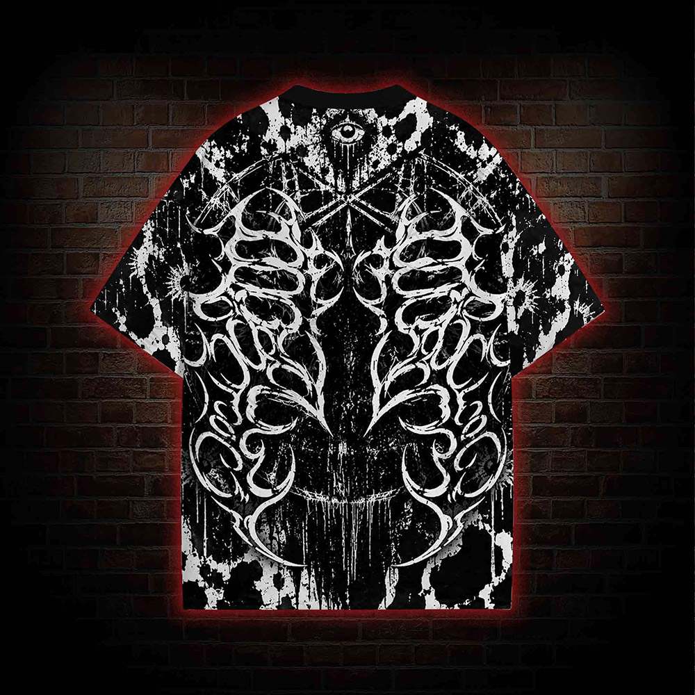 Baphomet Skull Graphic T-shirt