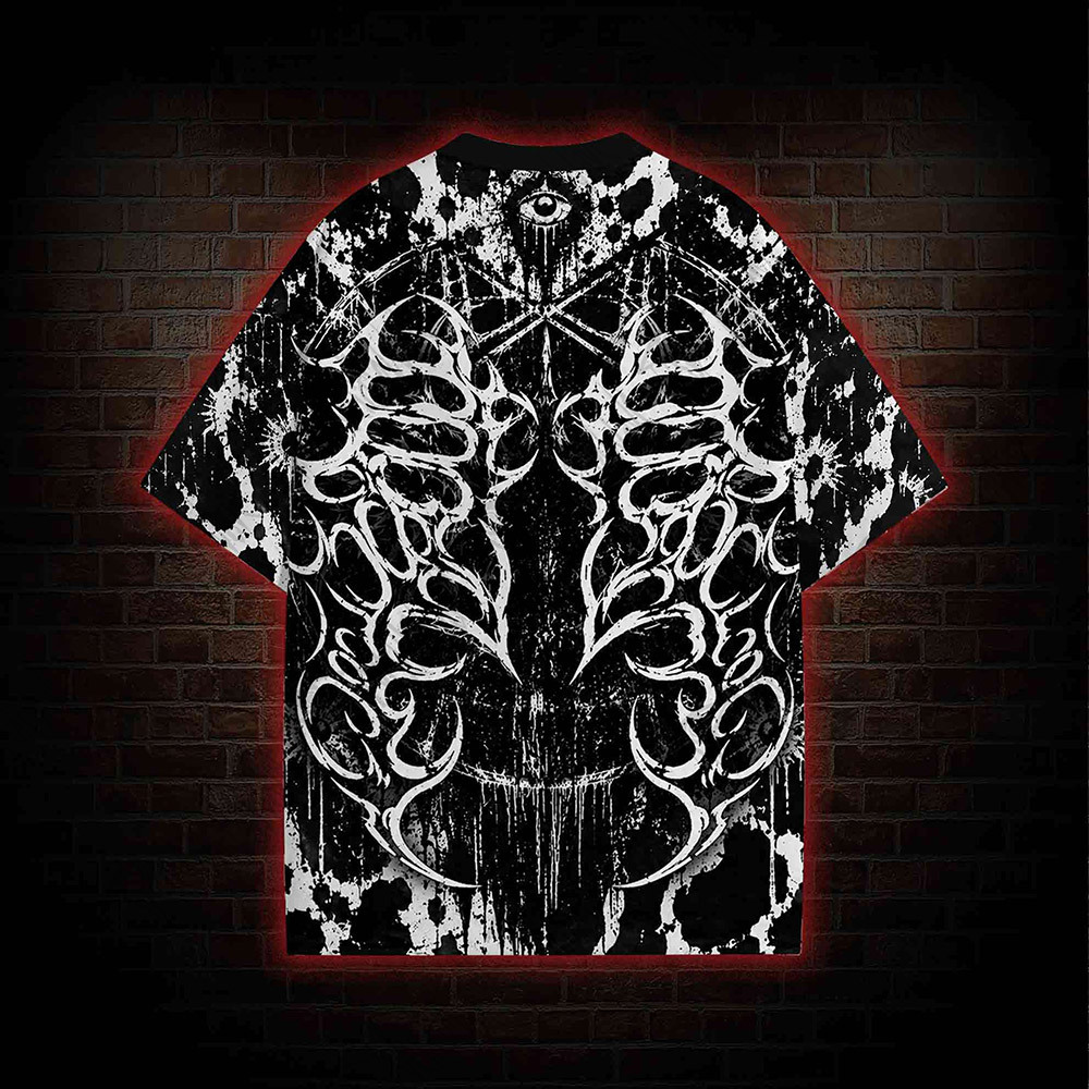 Baphomet Skull Graphic T-shirt