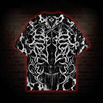 Baphomet Skull Graphic T-shirt