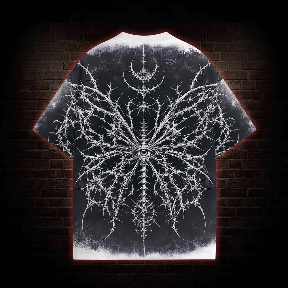 Grunge Thorn Serpent Eco Graphic T-shirt