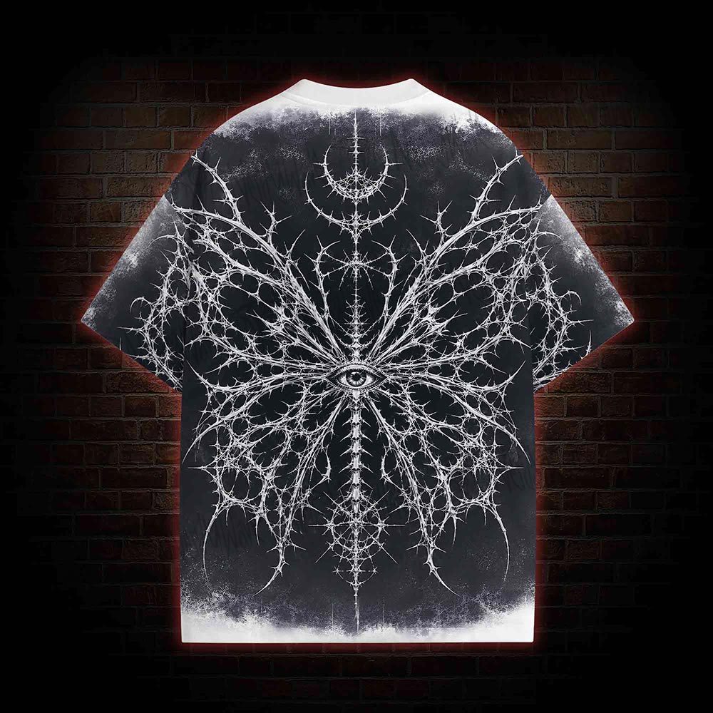 Grunge Thorn Serpent Eco Graphic T-shirt