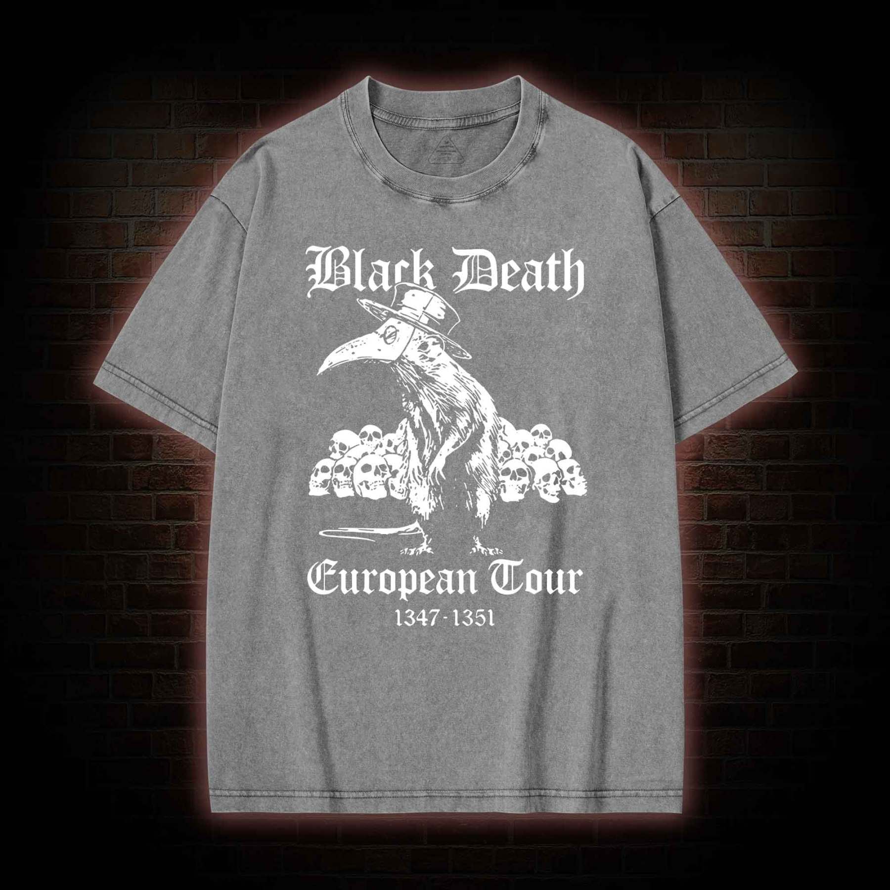 Black Death Washed T-shirt