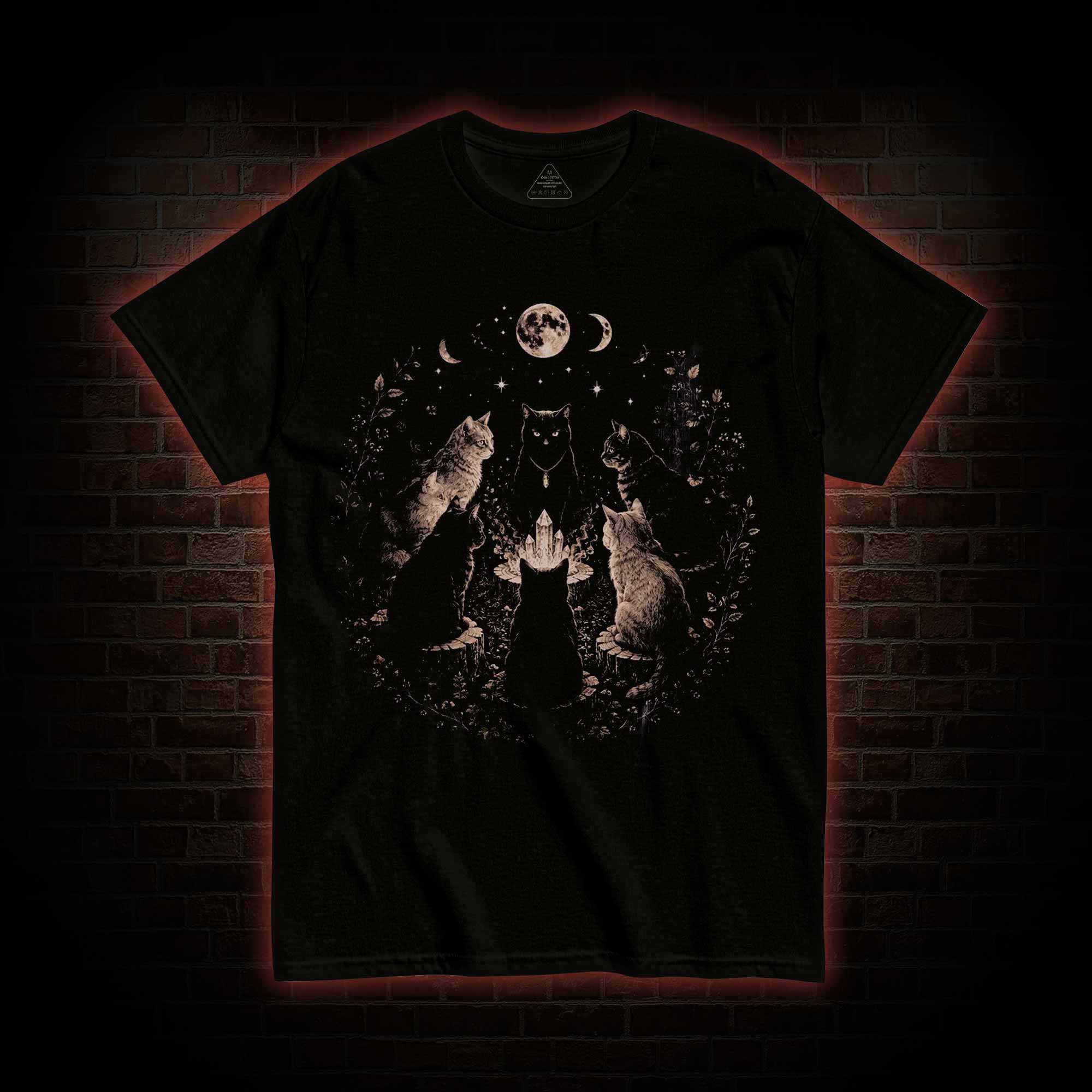 Cat Coven Meeting T-shirt