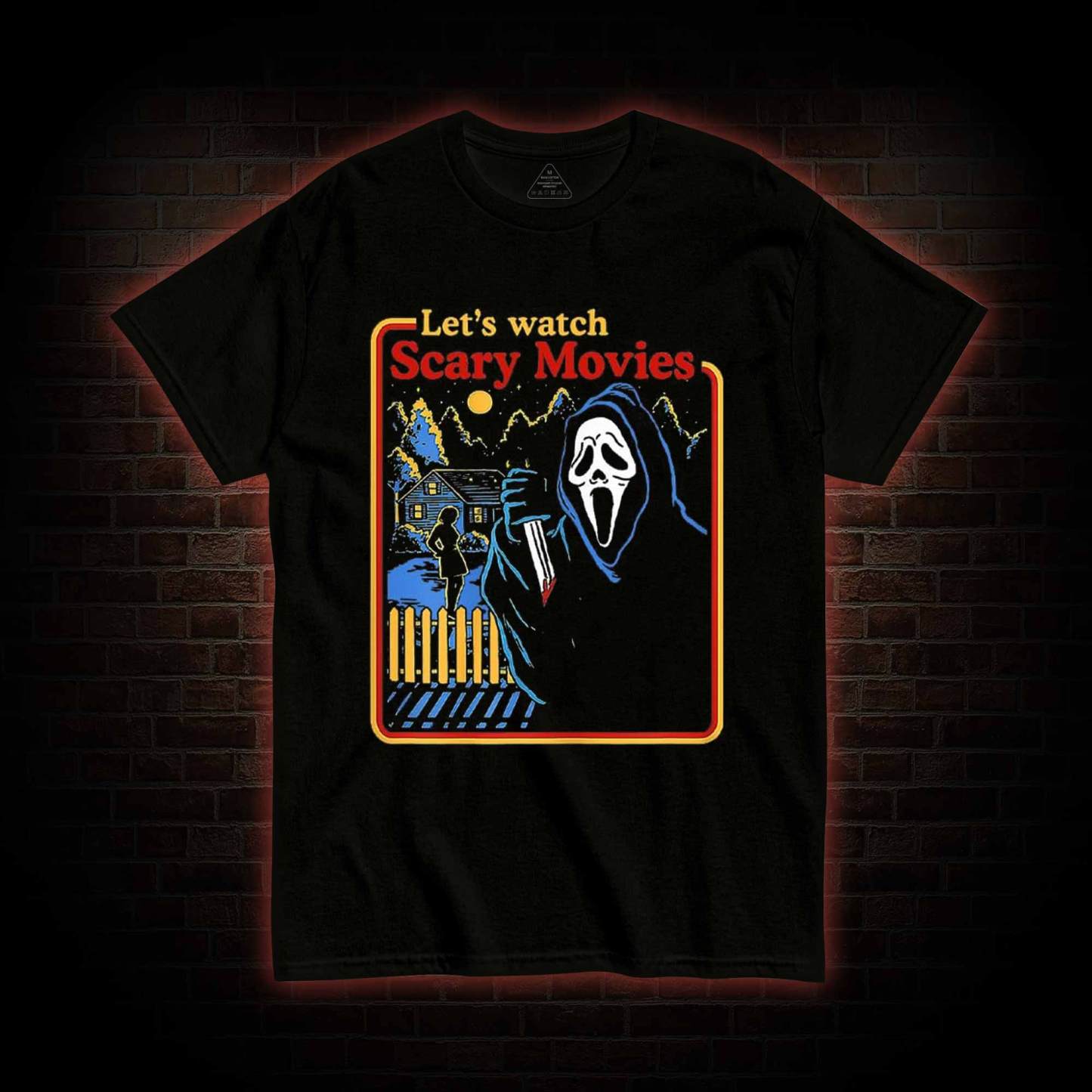 Let's Watch Scary Movies T-shirt