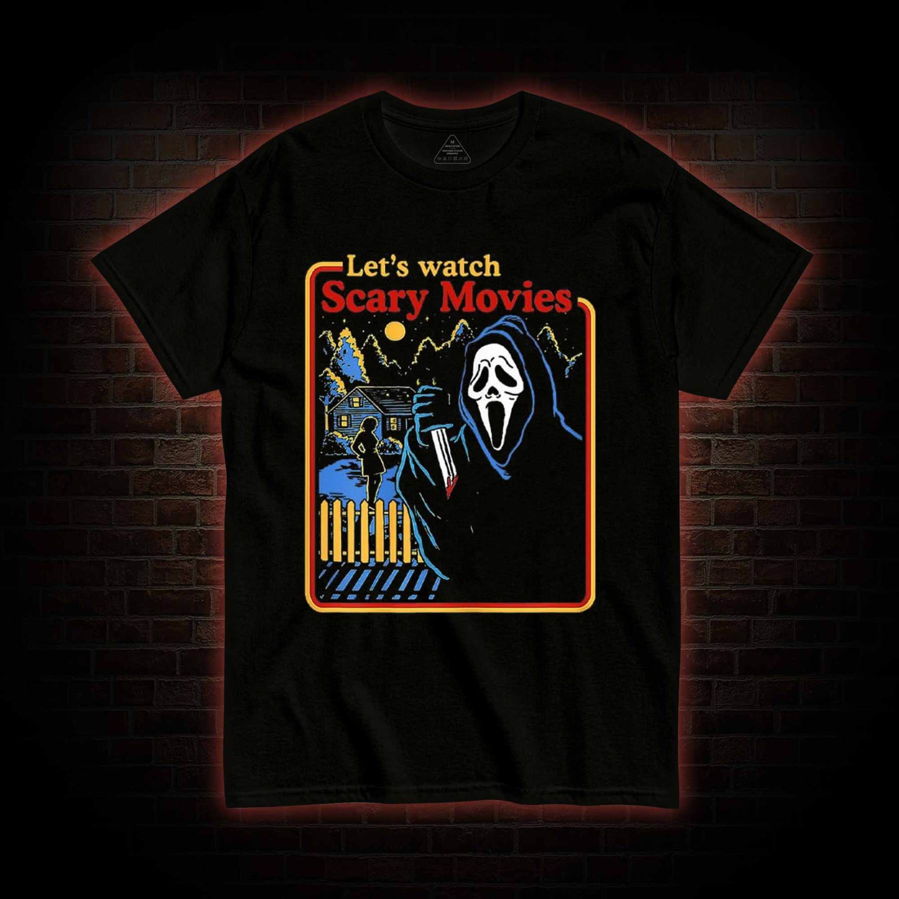 Let's Watch Scary Movies T-shirt
