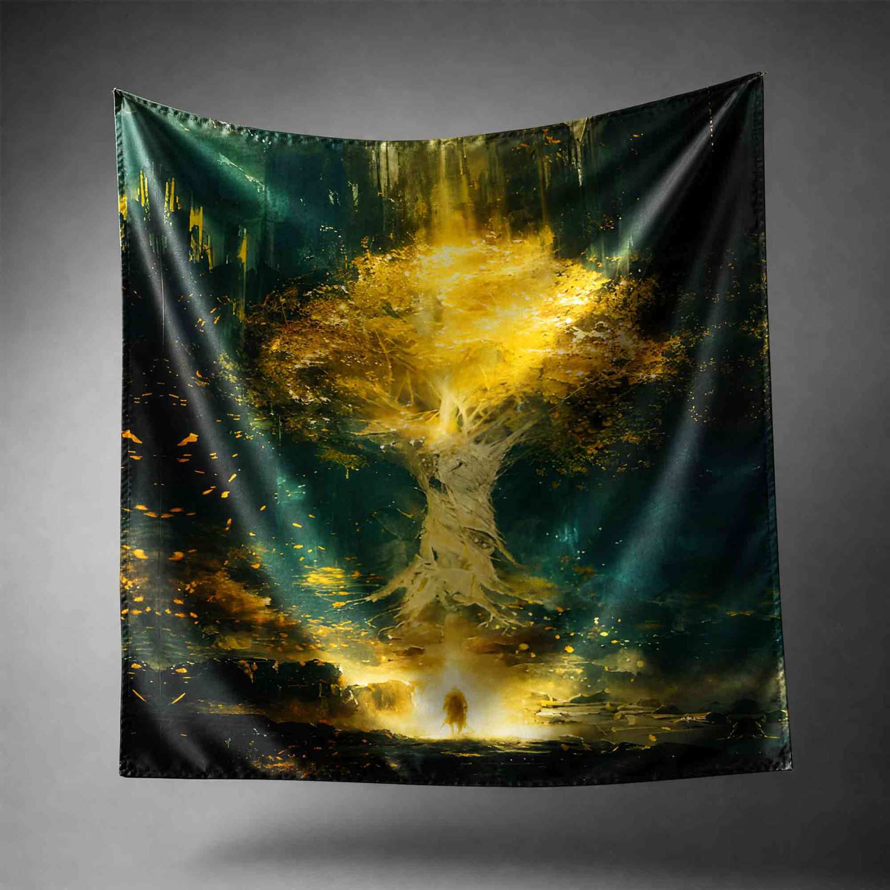 Grace of Gold Square Scarf