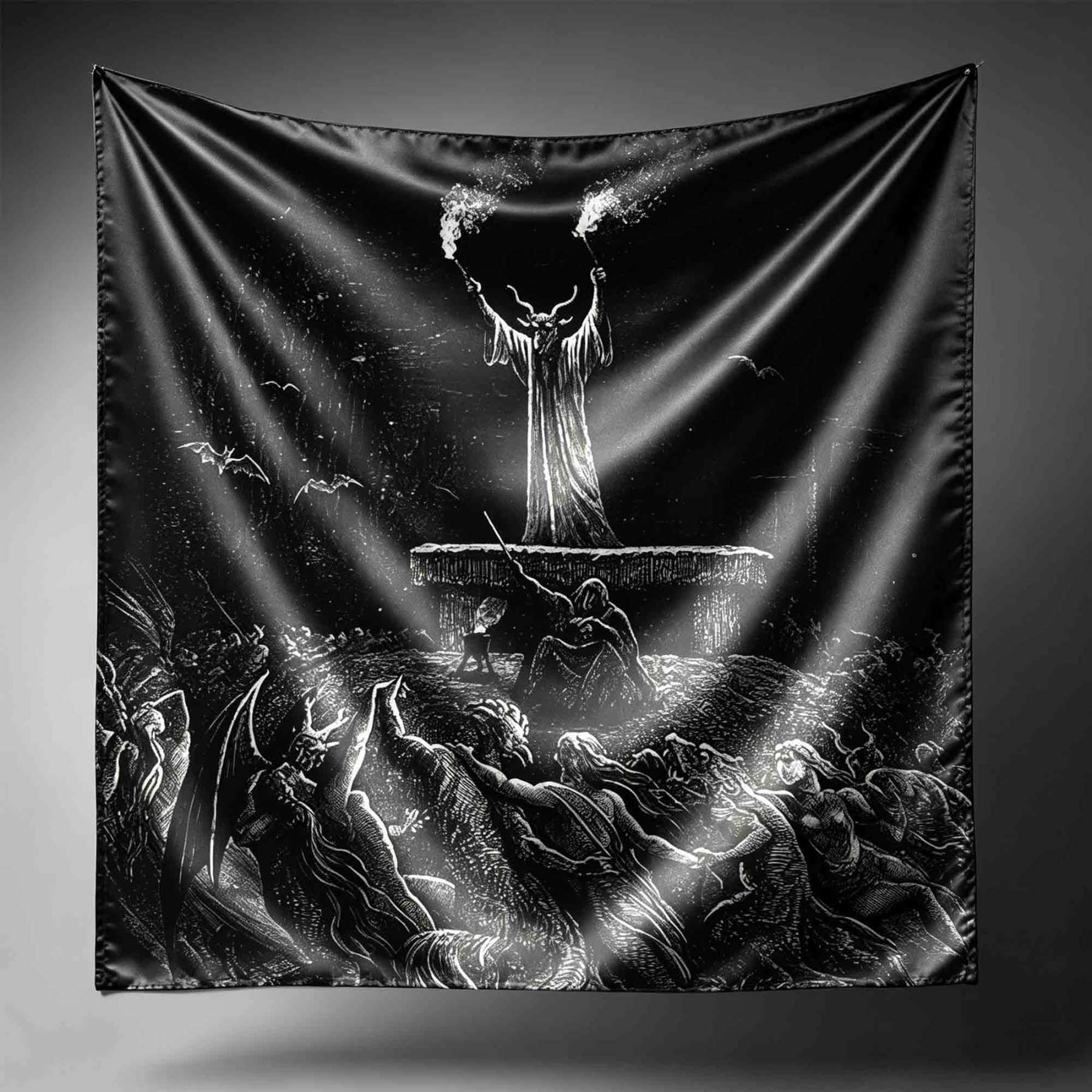 Witches Sabbath Square Scarf