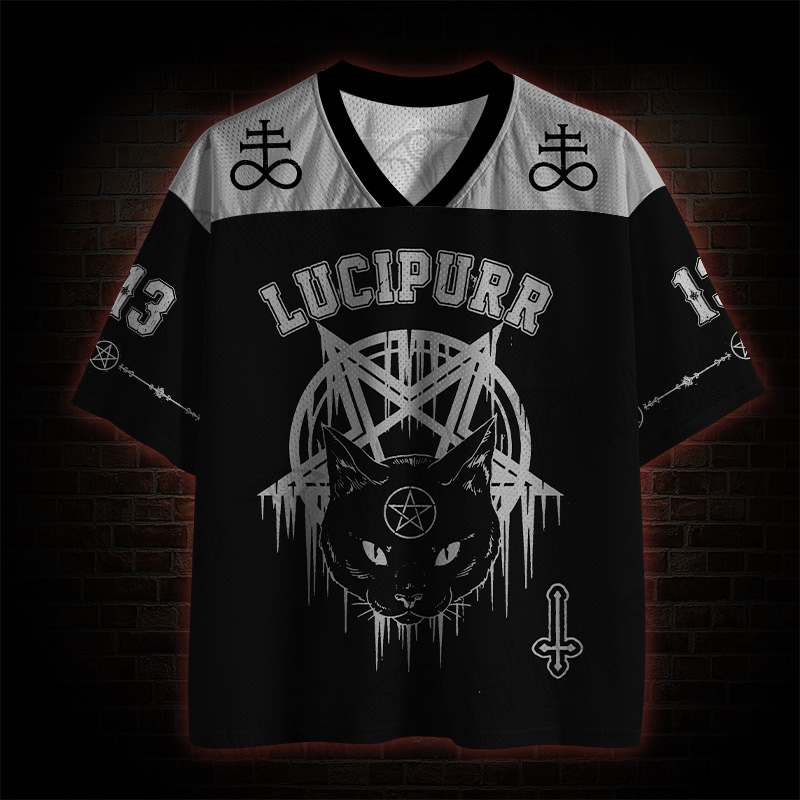 lucipurr cat Mesh Jersey