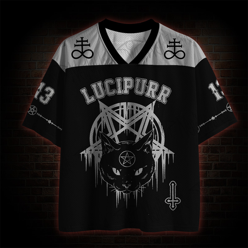 lucipurr cat Mesh Jersey