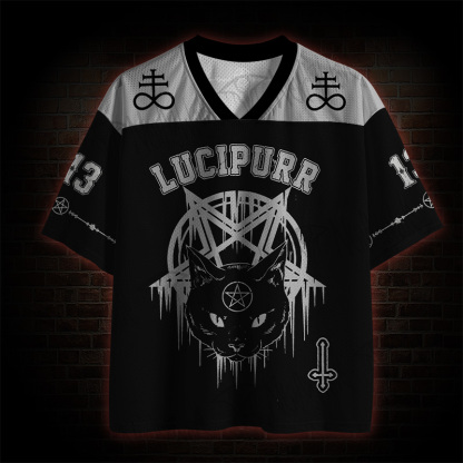 lucipurr cat Mesh Jersey