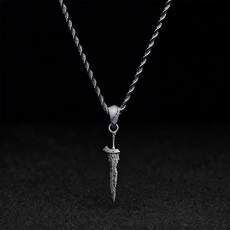 [Copy]Broken Sword Pendant Necklace