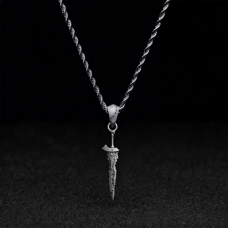 [Copy]Broken Sword Pendant Necklace
