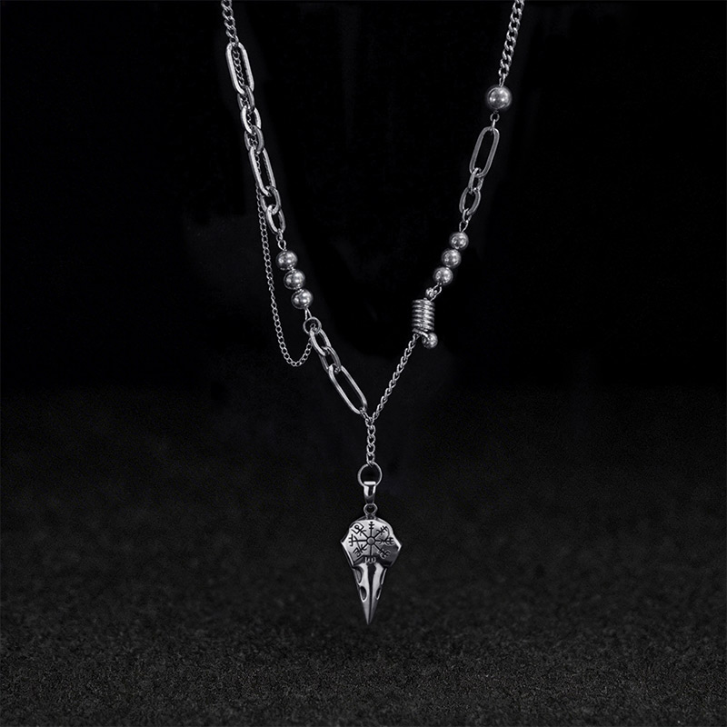 Raven Skull Necklace