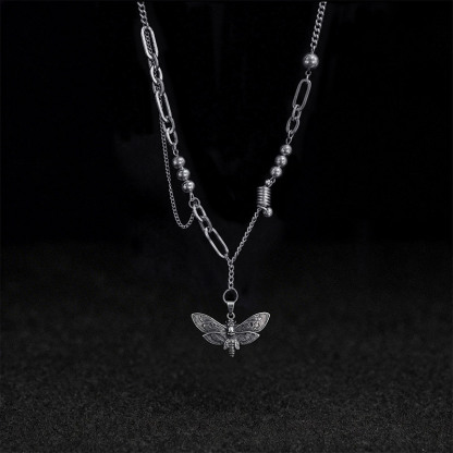Death Moth Necklace